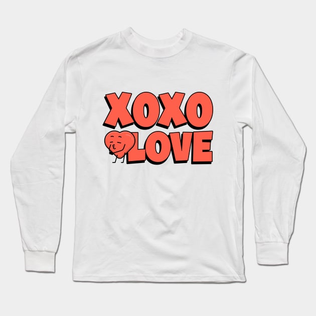 Xoxo Love Long Sleeve T-Shirt by attire zone